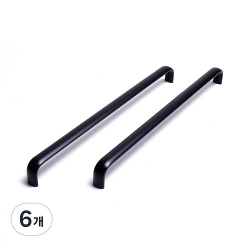 손잡이세상 모닝 P320 가구손잡이 블랙, 6개