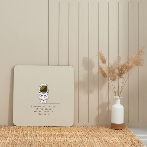 가온 미드센츄리 접이식 인테리어 LPM거실테이블 사각 60cm x 60cm, 별보기