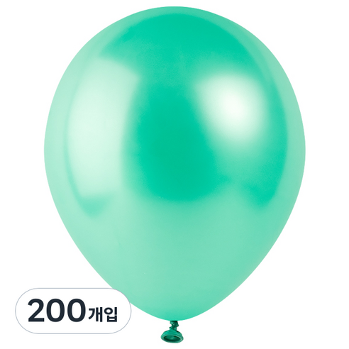 파티팡 풍선 라운드 30cm, 펄 민트그린, 200개입