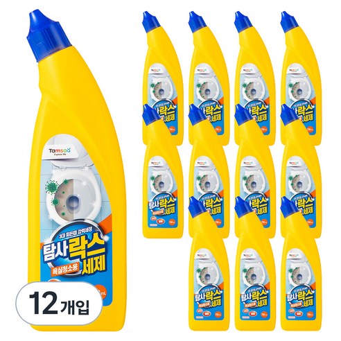 탐사 욕실청소용 락스세제, 750ml, 12개