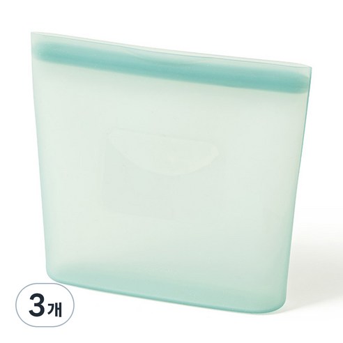 셰프토프 실리콘 지퍼백 700ml, 중(M), 3개, 1개입