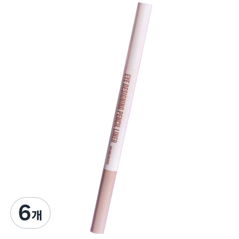 블랙루즈 아이 디자이닝 펜슬 라이너, PL101 볼륨마스터, 6개