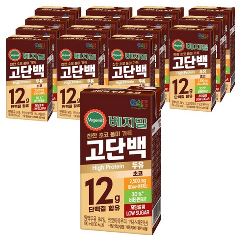 베지밀 고단백 두유 초코