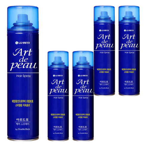 LG생활건강 아르드포 헤어스프레이, 200ml, 5개