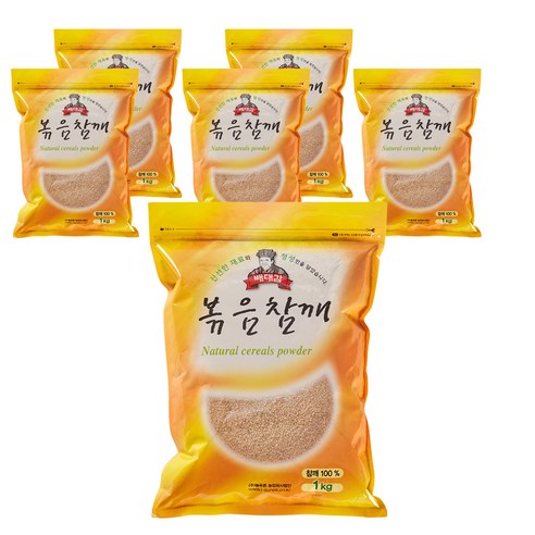 배대감 볶음참깨, 1kg, 6개
