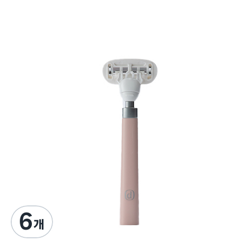 단델리온 여성용 면도기 체리블로썸, 6개, 1개입
