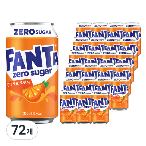 환타 제로 오렌지향, 350ml, 72개