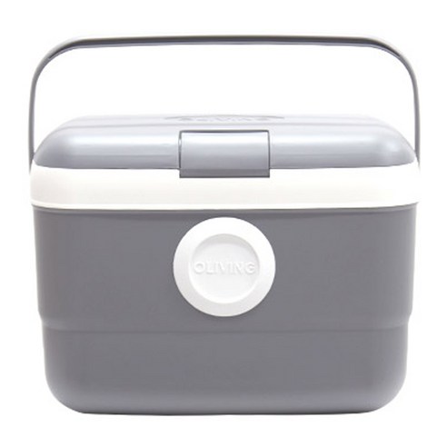   Olive Dots Ice Box, Gray, 9L