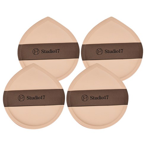 스튜디오17 팡팡 대왕 퍼프, 혼합색상, 4개