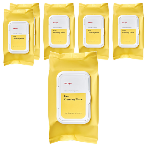 마녀공장 퓨어 클렌징 티슈, 80개입, 6개