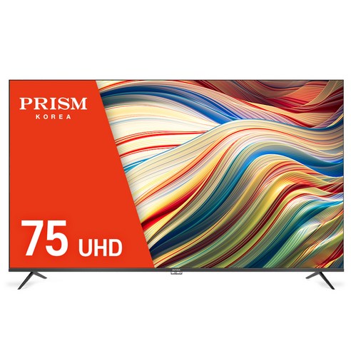 프리즘 4K HDR LED 바이런 베젤리스 무결점 TV 방문설치, 190.5cm(75인치), BR750UHD, 스탠드형