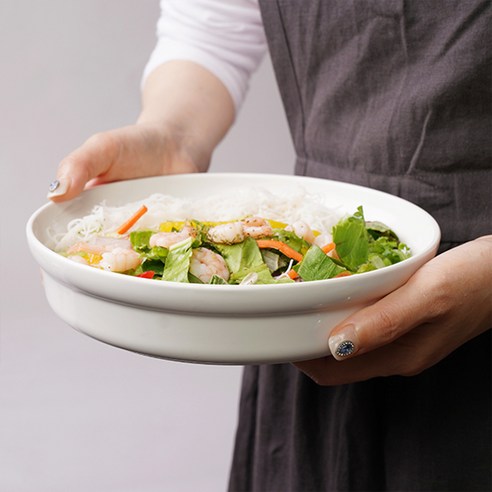 노르딕볼볼 파스타볼 22cm, 밀크화이트, 1개
