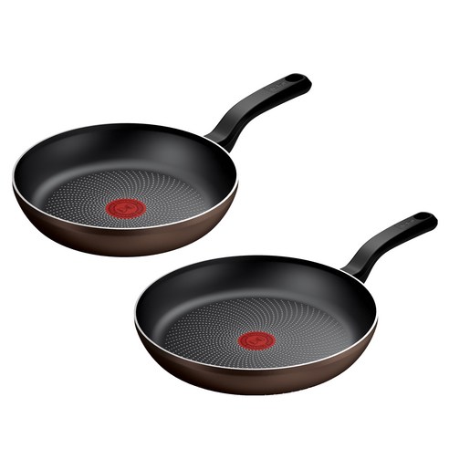 테팔 인덕션 티타늄 라이트쿡 프라이팬 24cm + 28cm, 1세트