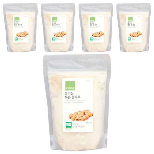 올가홀푸드 볶음 콩가루, 5개, 250g