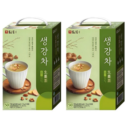 담터 생강차 플러스, 15g, 50개입, 2개