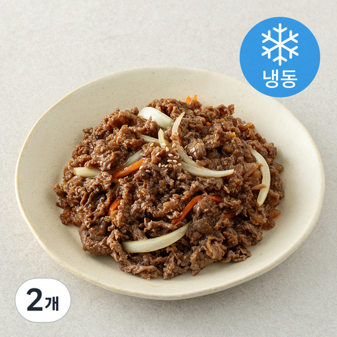롯데상사 와규 양념 소불고기 (냉동), 2개, 200g