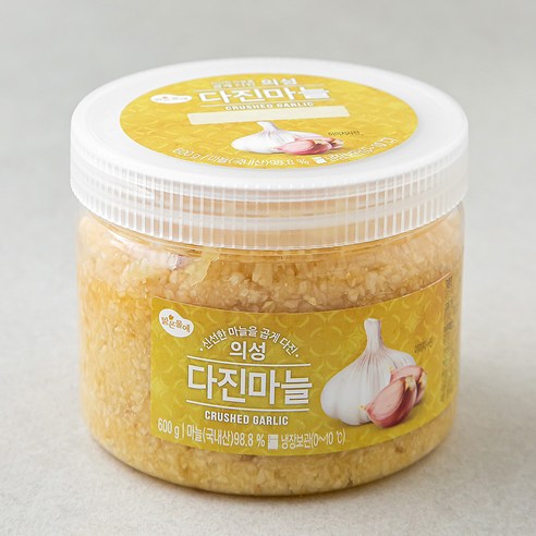 맑은물에 의성 다진마늘, 600g, 1개 600g × 1개 섬네일