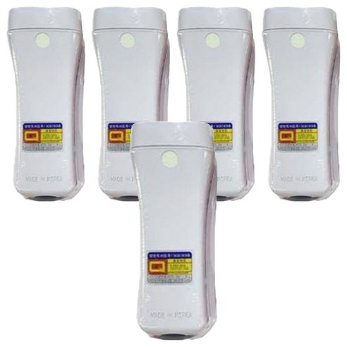 송광산업 LED 휴대용 비상 조명등 레드, 300g, 5개