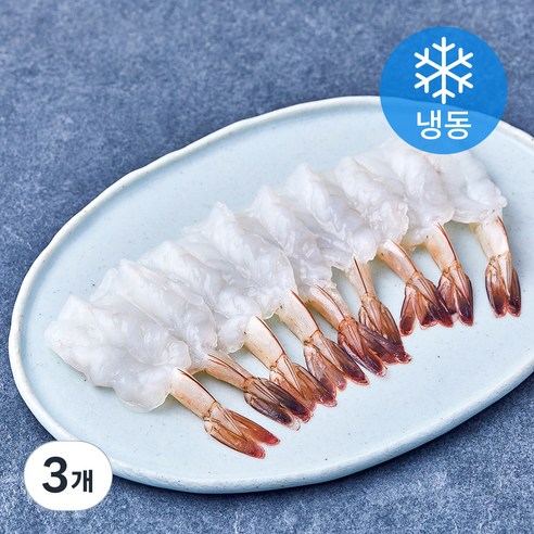 백미새우 초밥용 (냉동), 3개, 240g(20미)