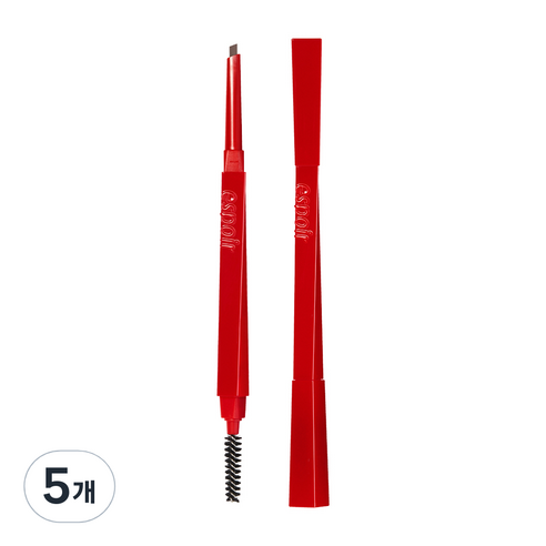 에스쁘아 더브로우 밸런스 펜슬 0.1g, 3호 소프트 브라운, 5개