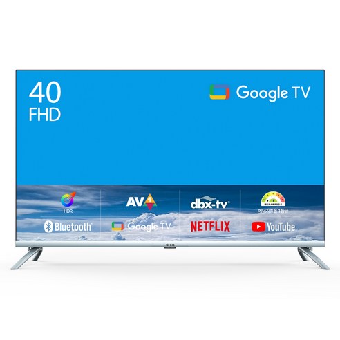 스마트tv  더함 FHD LED 구글 OS TV, 101cm (40인치), 스탠드형, NA401FHD, 고객직접설치
