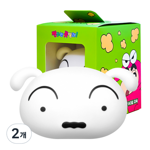 벨르아망 흰둥이 빅페이스 차량용 방향제 리필 17g, 2개, 플라윗