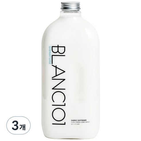 블랑101 고농축 유아섬유유연제 시그니처향 본품, 3개, 1.6L