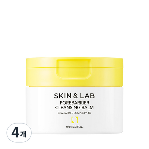 스킨앤랩 포어베리어 클렌징 밤, 4개, 100ml