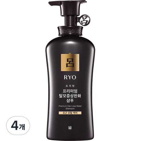 려 초의방 모근모발 샴푸, 490ml, 4개