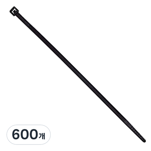 에이버리 케이블 타이 흑색 200mm, 600개
