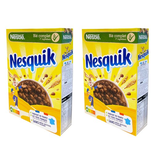 네슬레 네스퀵 초코볼 시리얼, 450g, 2개