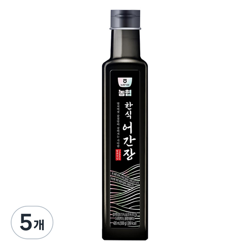농협식품 한식 어간장, 5개, 420ml