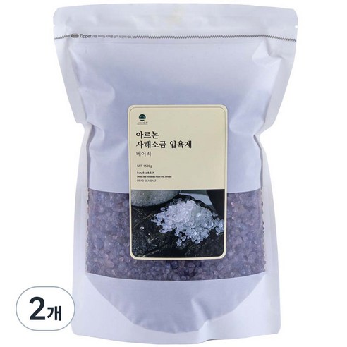 아르논 사해소금 입욕제 라벤더, 1.5kg, 2개