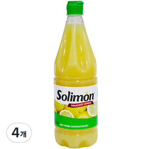 솔리몬 스퀴즈드 레몬즙, 990ml, 4개