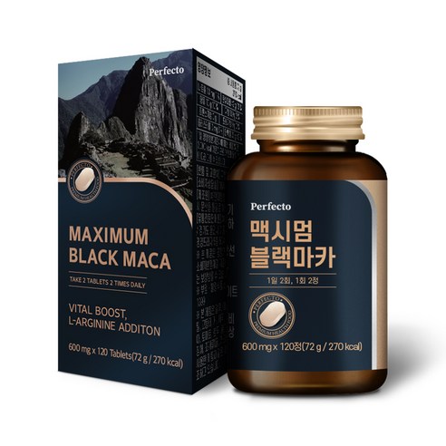 퍼펙토 맥시멈 블랙마카 72g, 120개, 1개