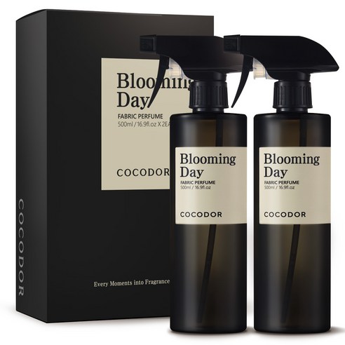 코코도르 섬유탈취제 블루밍데이, 500ml, 2개