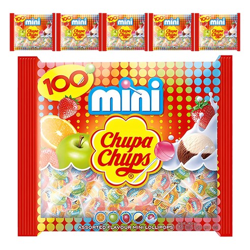 츄파춥스 막대사탕 미니 100p, 600g, 6개