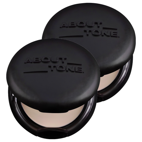 어바웃톤 블러 파우더 팩트 9g, 02 라이트, 2개