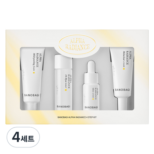 바노바기 알파 래디언스 4 스텝 키트 세트, 4세트