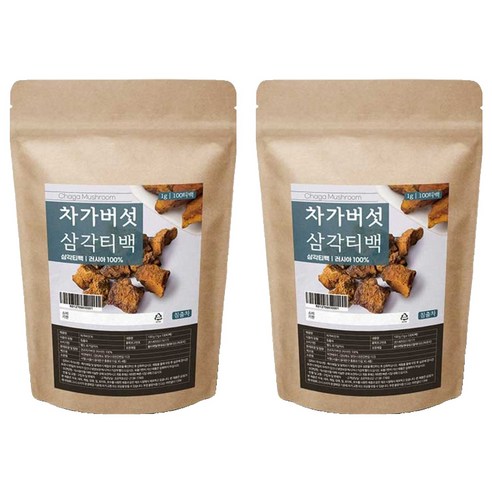 조은약초 차가버섯차 삼각티백, 1g, 100개입, 2개