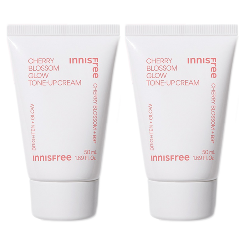이니스프리 왕벚꽃 글로우 톤업 크림, 50ml, 2개