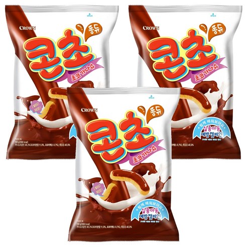 크라운 콘초 초코가나슈, 110g, 3개