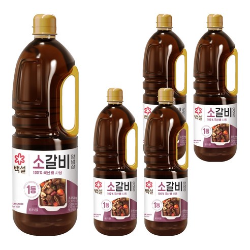 백설 소갈비양념, 2.05kg, 5개