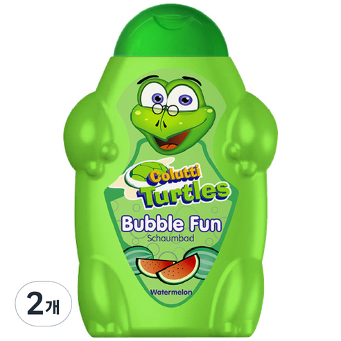 콜루티 터틀 키즈 샤워 앤 샴푸, 500ml, 2개