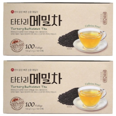 오대산식품_타타리메밀차티백세트, 1.5g, 100개입, 2개