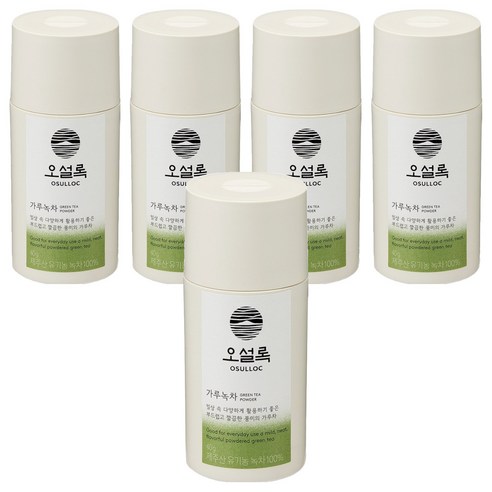 오설록 프리미엄 가루녹차, 40g, 1개입, 5개