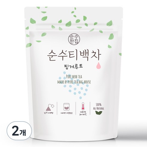 순수한집 핑거루트차 삼각티백, 1g, 50개입, 2개