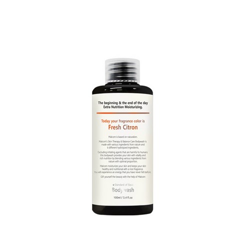 말콤 후레시 시트론 바디워시, 100ml, 1개