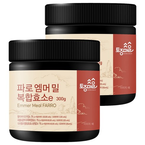 토종마을 파로 엠머 밀 복합효소e, 300g, 2개