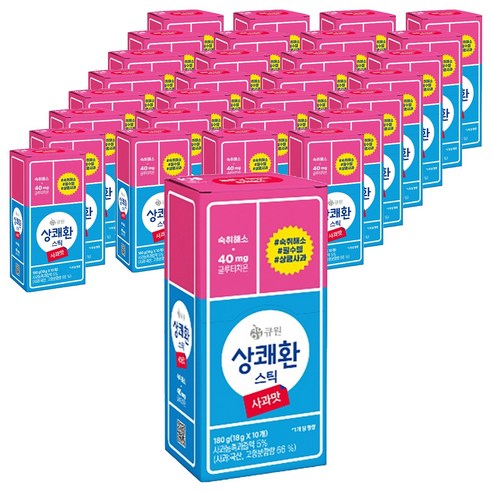 상쾌환 스틱 사과맛, 18g, 120개